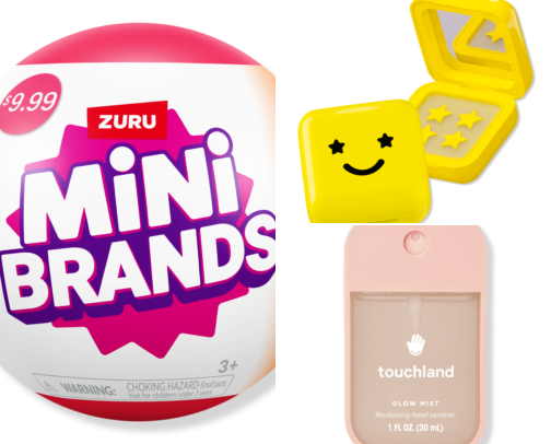 Mini Brands x ULTA Shopping List cover photo collage