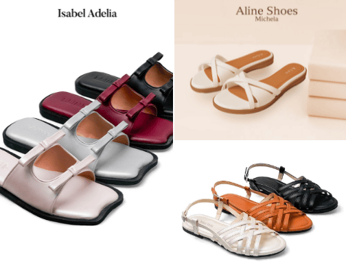 Simple Footwear cover photo collage