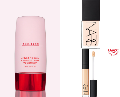 Makeup routine cover photo collage