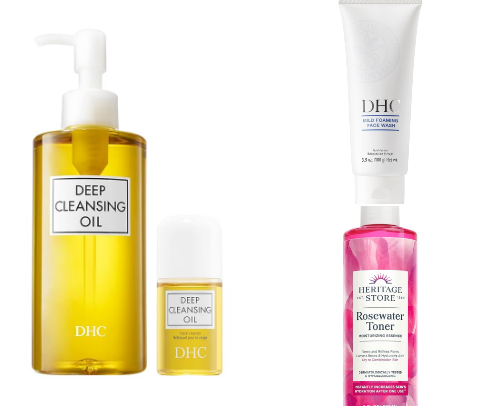 my skincare routine cover photo collage