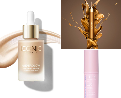 Glowy skin routine✨☀️ cover photo collage