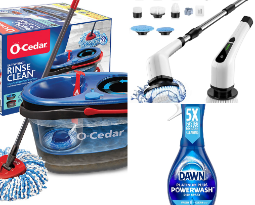 Cleaning recommendations cover photo collage