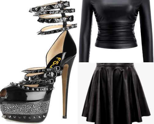 Rich Auntie Winter Chic cover photo collage