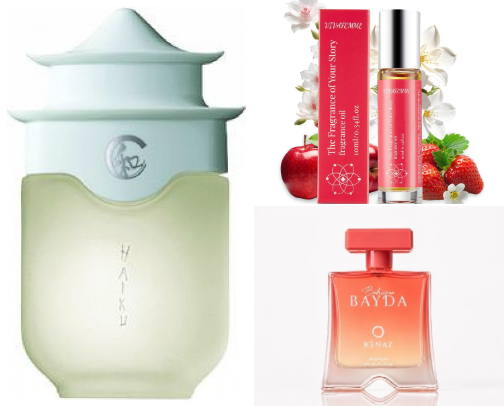 Affordable Perfumes:
Sweet, Floral & Gourmand Scents cover photo collage
