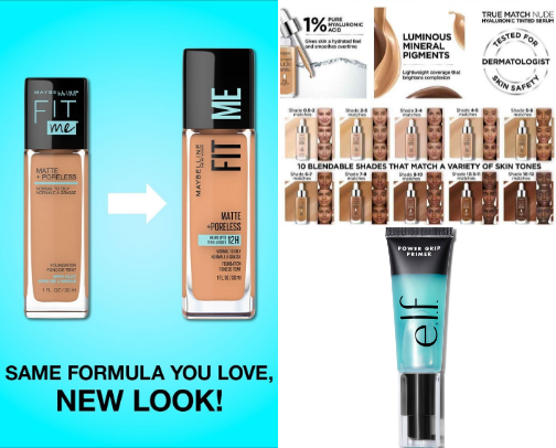 budget friendly makeup for baddies cover photo collage