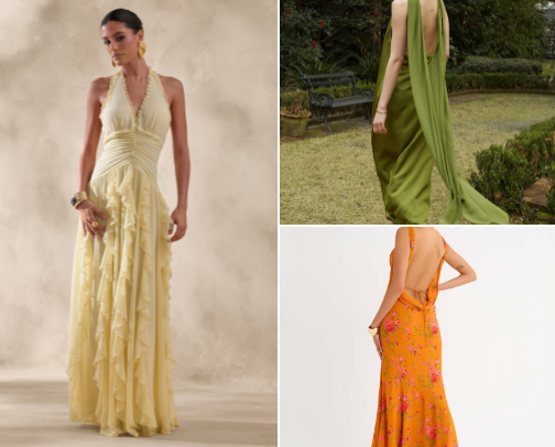 wedding guest dresses for any occasion (as a 30 year old working in fashion) cover photo collage