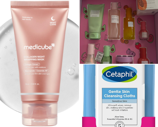 Skincare cover photo collage