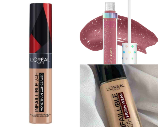Makeup must haves for your look✨️ cover photo collage
