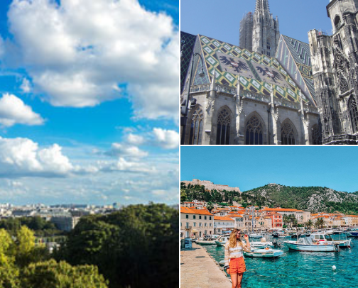 Favorite Places to travel cover photo collage