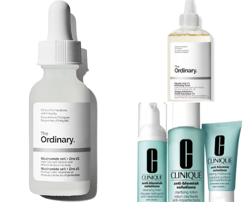 Must have skincare products cover photo collage