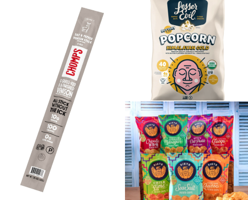 Clean and Healthy Snacks for Active Gals! cover photo collage