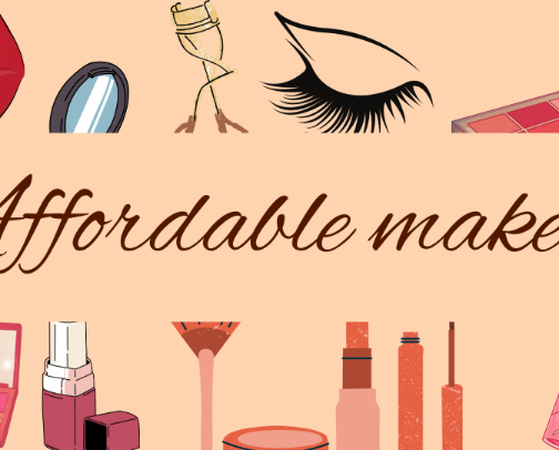 Affordable makeup cover photo collage