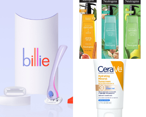 Makeup & Body Care Products cover photo collage