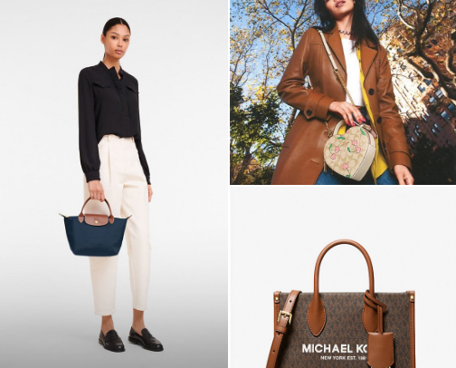 Bag recommendations cover photo collage
