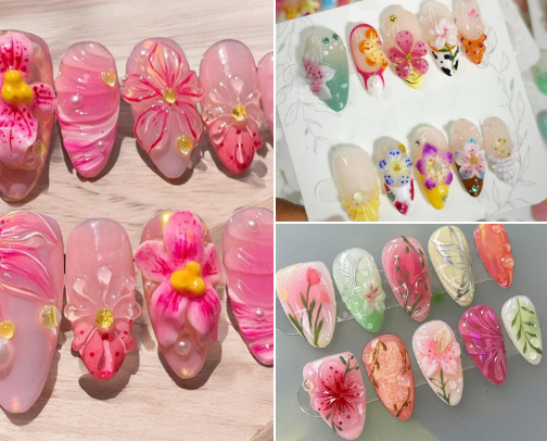 Summer nails 2026 cover photo collage