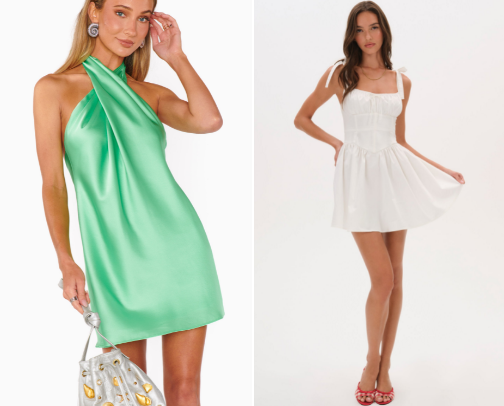 Mini Dresses For All Occasions cover photo collage