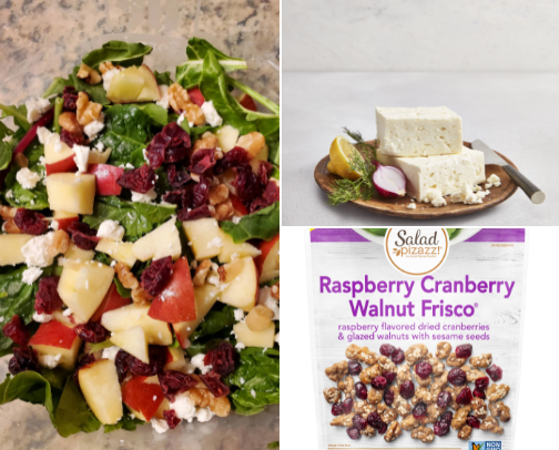 Knockout Apple Walnut Salad cover photo collage