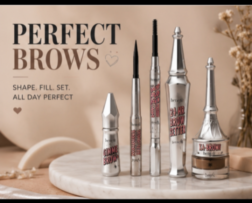 Fluffy Brow Era ✨ cover photo collage