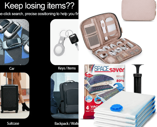 all you travel essentials ✈️🌍🚗 cover photo collage