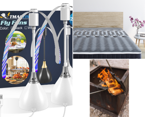 Glamping- things you may or may not want/need to enjoy camping 😉 cover photo collage