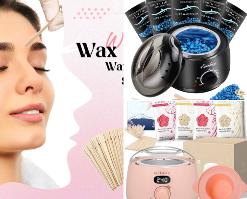 Waxing and Products that Work Well cover photo collage