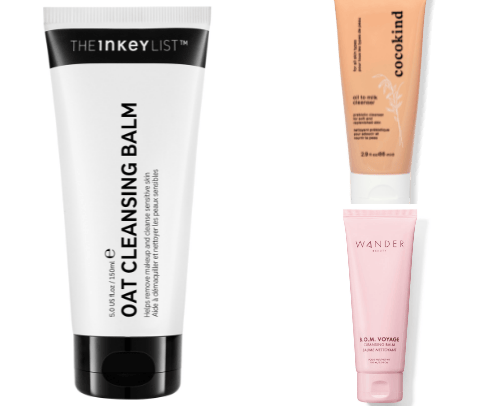 awesome "INKEY LIST OAT CLEANSER" dupes cover photo collage