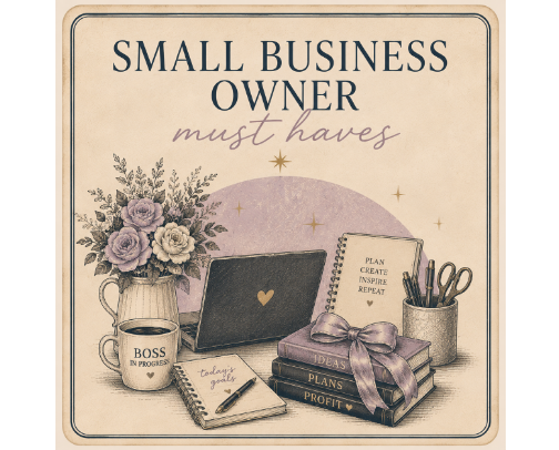 Small Business Owner Must Haves cover photo collage