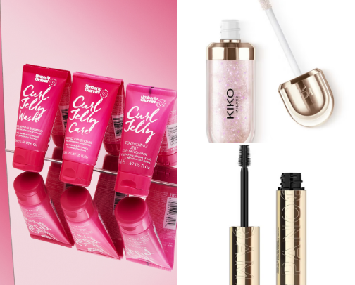 Beauty/Skincare products cover photo collage