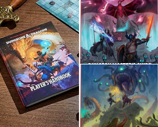 Dungeons and Dragons DM Starter Pack cover photo collage