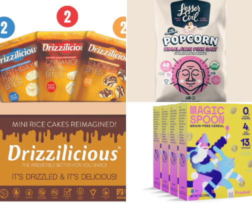 Healthier snack options! cover photo collage