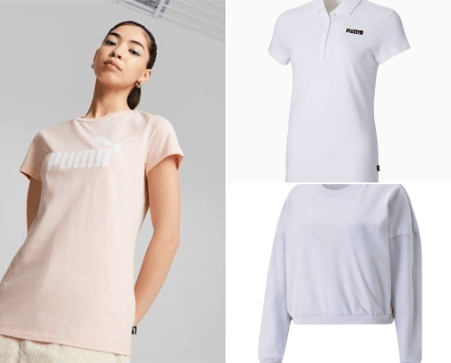 Puma cloathing cover photo collage