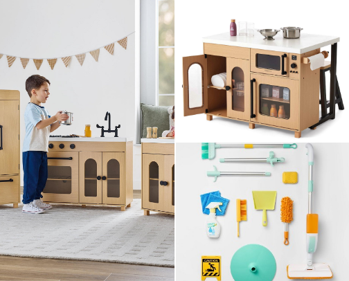 Toddler Kitchen Finds cover photo collage