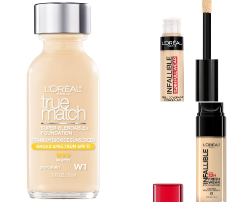 💄Makeup / Top drugstore products for normal skin cover photo collage