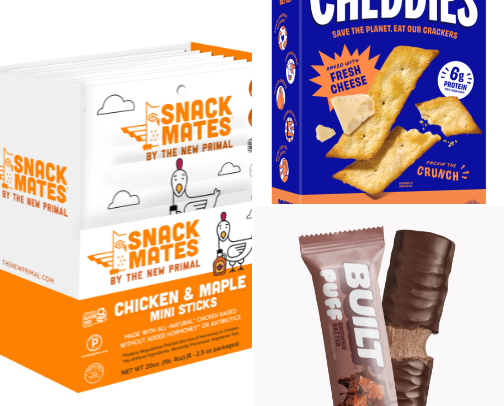 Favorite Protein Snacks That Don't Taste Like 💩 cover photo collage