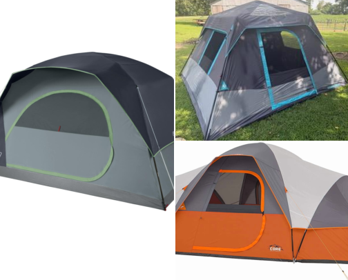 I Found This Tent and It Survived Rain Wind and Three Kids cover photo collage