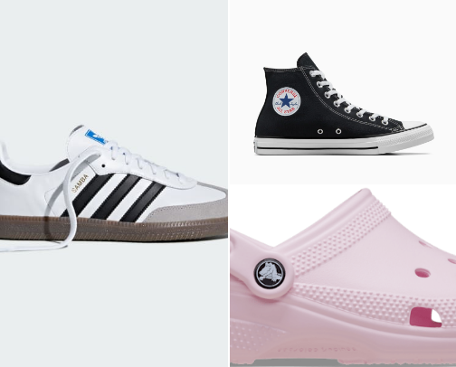the ULTIMATE guide to cute shoes 🤍👟 cover photo collage
