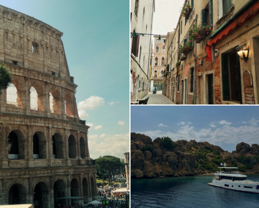 Places that I visited and that amazed me🌍✈️🧳 cover photo collage