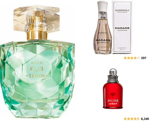 Parfume dupes🌸 cover photo collage