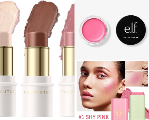 Glow Up Your Cheeks and Blush Like a Queen cover photo collage