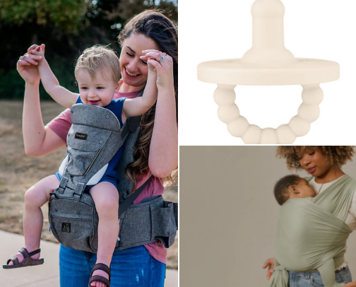 Helpful things for new humans cover photo collage