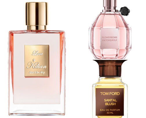 10 FRAGRANCES CELEBRITIES ACTUALLY WEAR cover photo collage