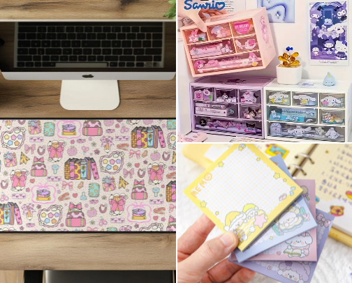 Kawaii Desk Accessories to Make Your Workspace Magical cover photo collage