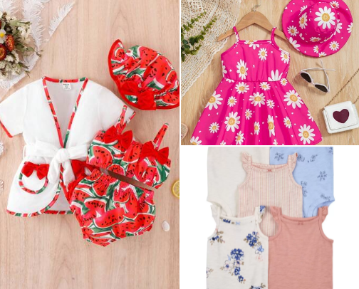 Girl's best trendy outfits cover photo collage