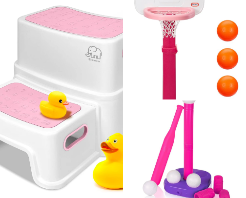 Iconic toddler must haves for physical & mental development 💫 cover photo collage