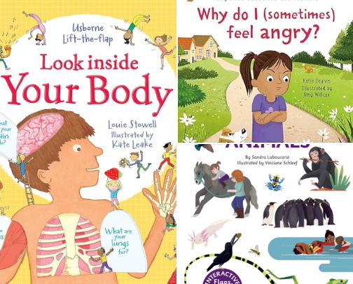 Good educational books for children to read cover photo collage