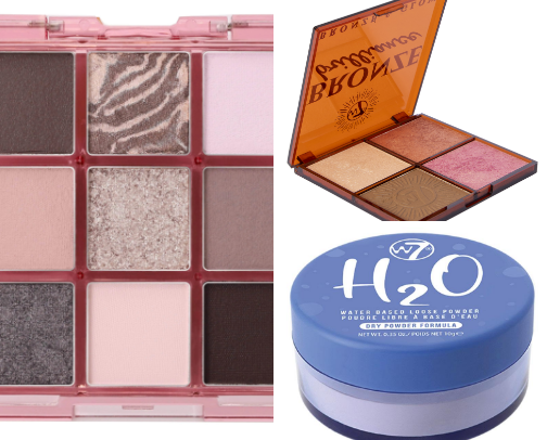 W7 products worth purchasing from Chemist Warehouse cover photo collage