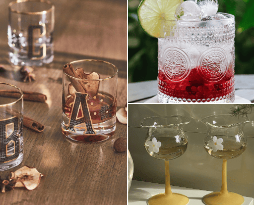 Drinking/Wine Glasses cover photo collage