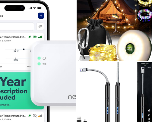 Camper Christmas List cover photo collage