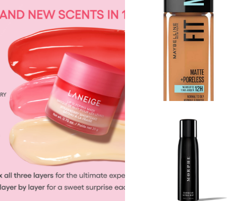 My favorite beauty recs cover photo collage