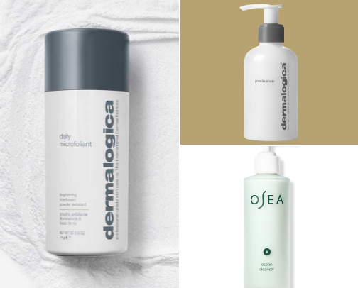 Nightime Skincare Routine cover photo collage